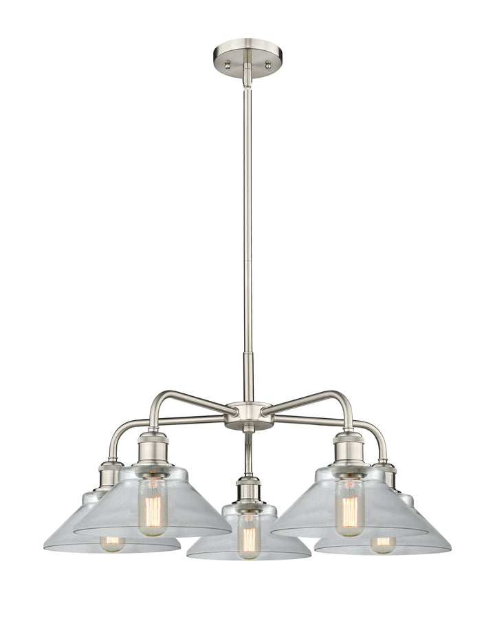 Innovations Lighting Orwell 9" Chandelier - Satin Nickel