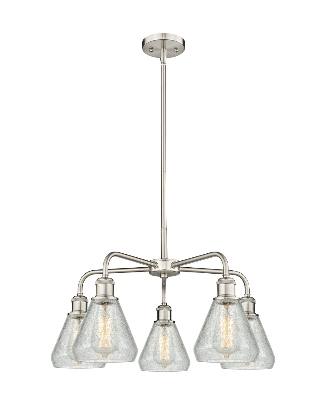 Innovations Lighting Conesus 6" Chandelier - Satin Nickel