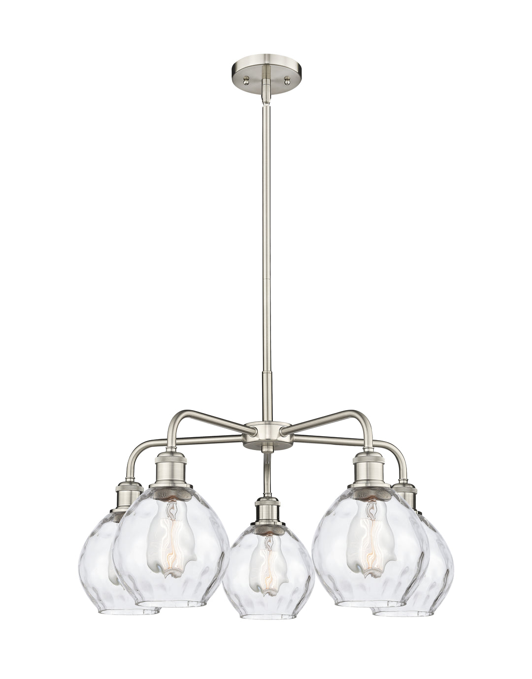 Innovations Lighting Waverly 6" Chandelier - Satin Nickel