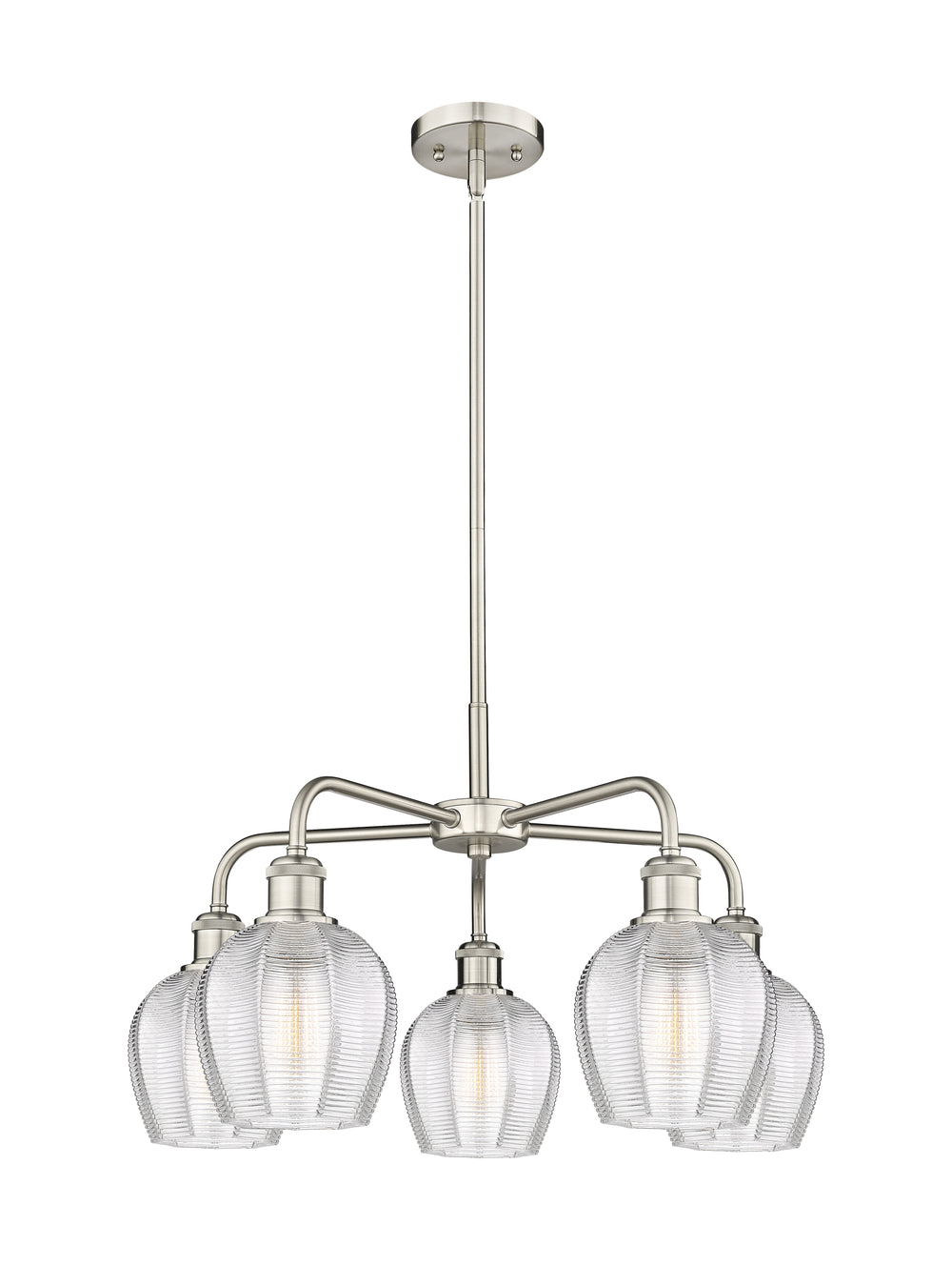 Innovations Lighting Norfolk 6" Chandelier - Satin Nickel