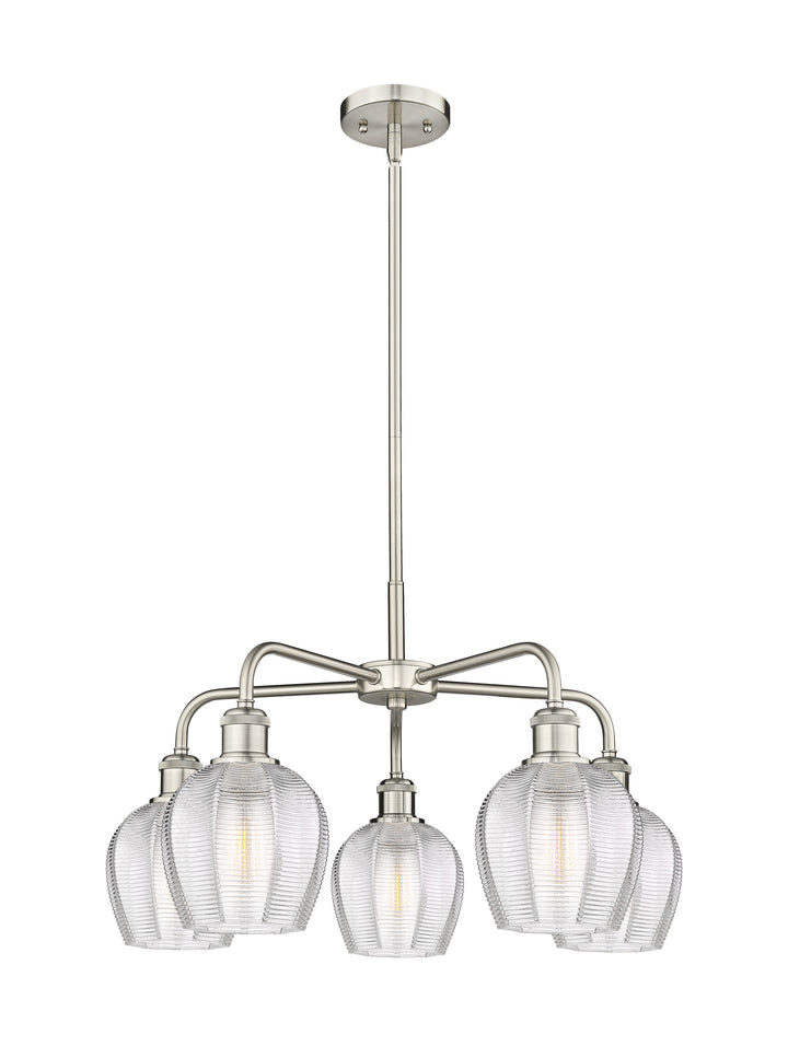 Innovations Lighting Norfolk 6" Chandelier - Satin Nickel