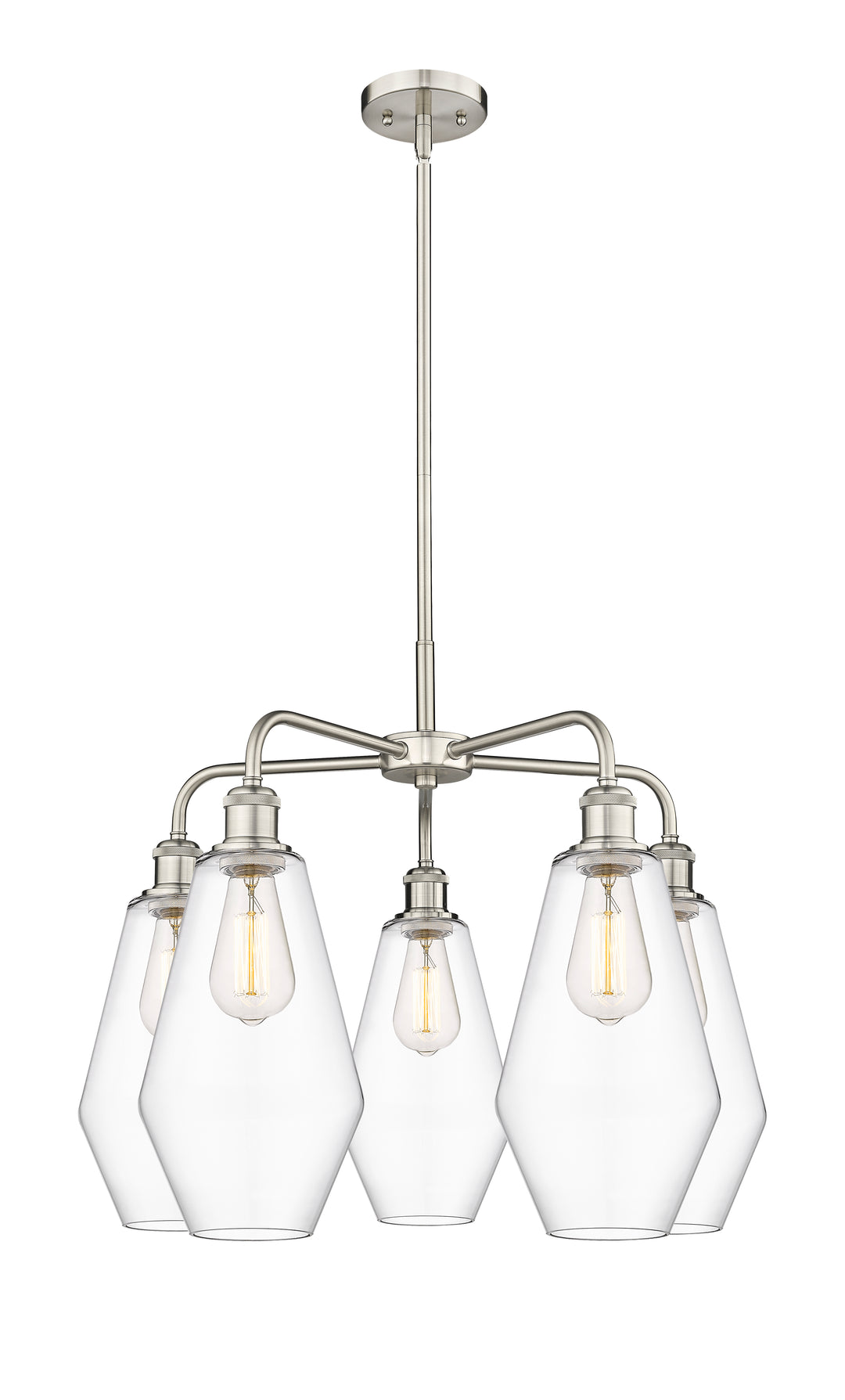 Innovations Lighting Cindyrella 7" Chandelier - Satin Nickel