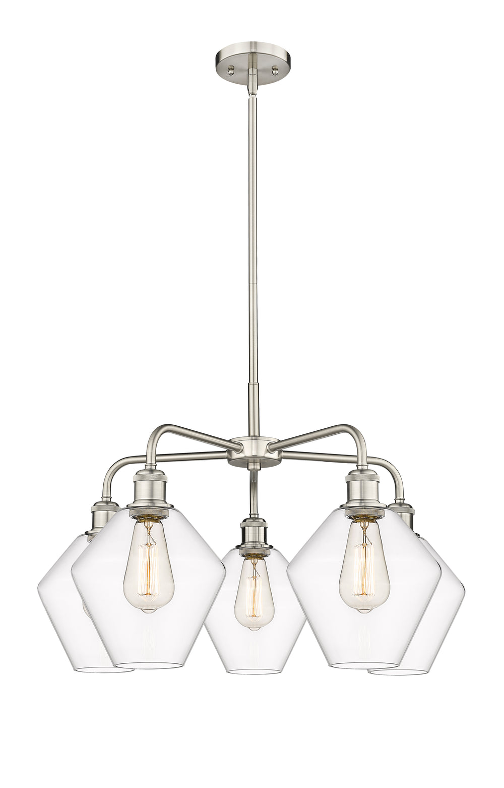 Innovations Lighting Cindyrella 8" Chandelier - Satin Nickel