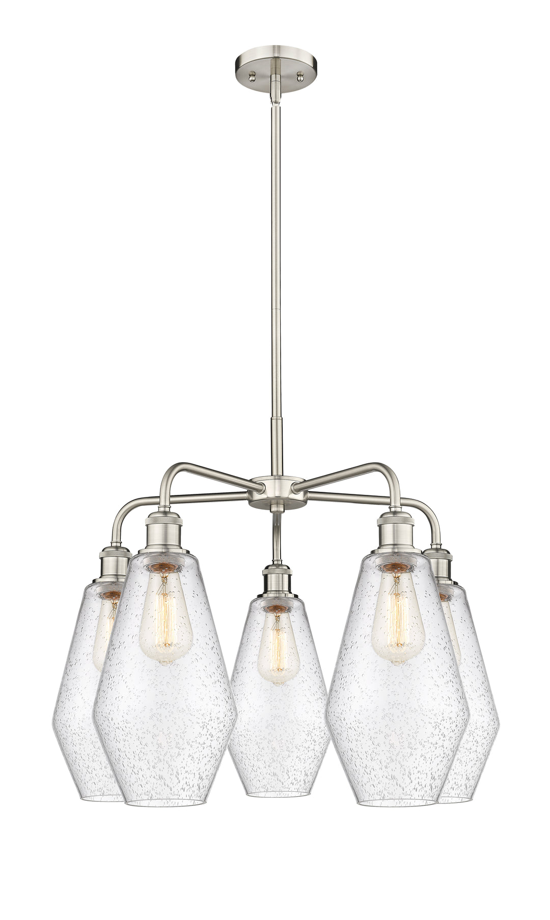 Innovations Lighting Cindyrella 7" Chandelier - Satin Nickel