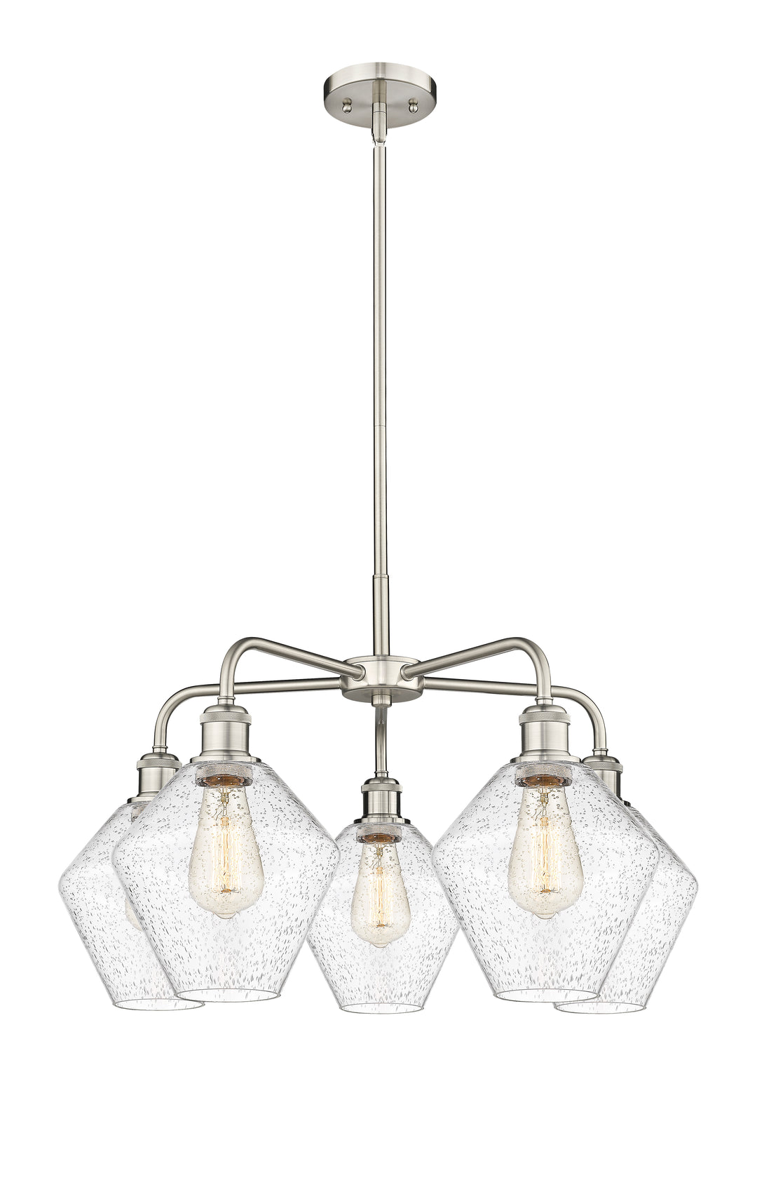 Innovations Lighting Cindyrella 8" Chandelier - Satin Nickel