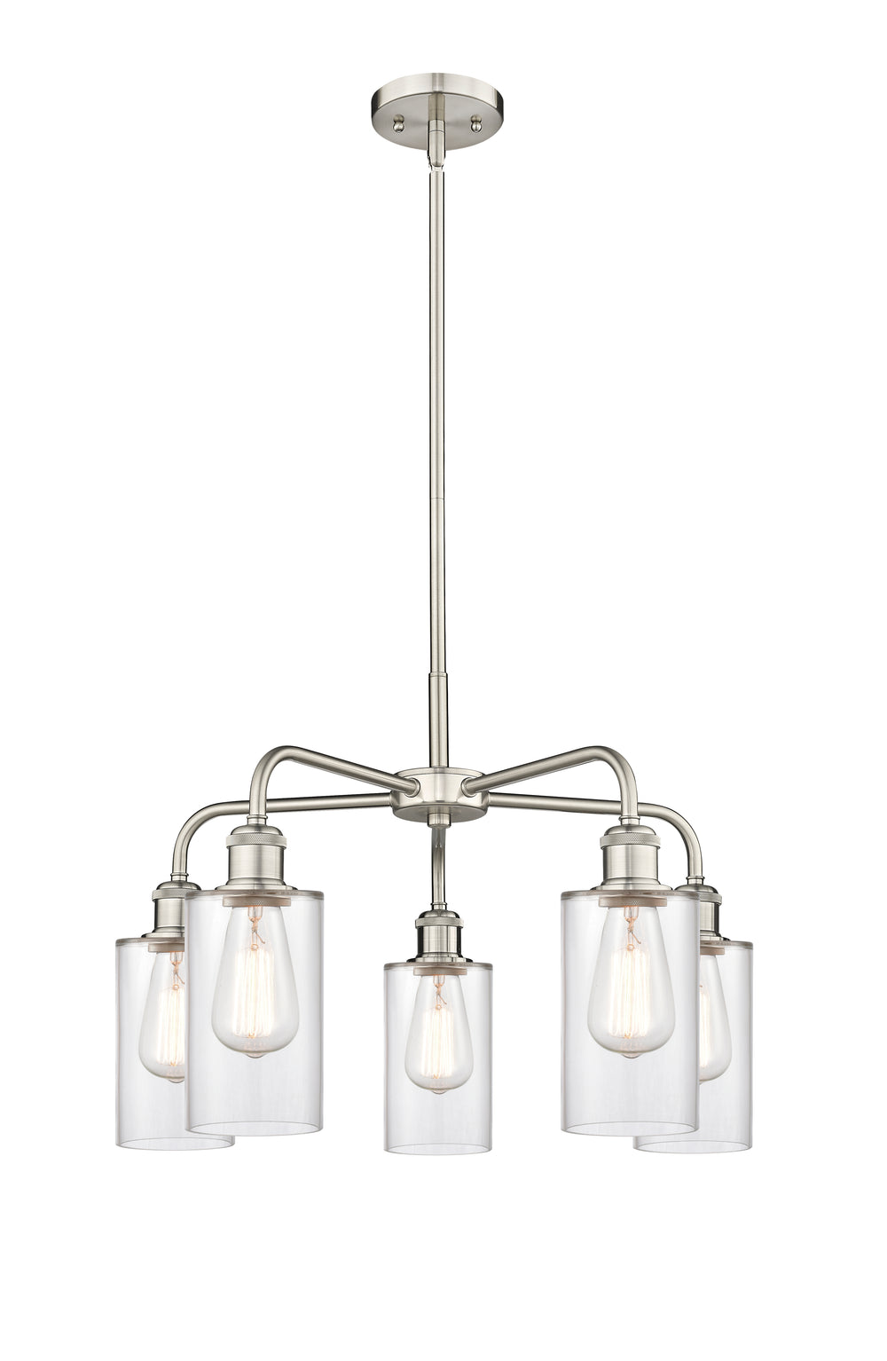Innovations Lighting Clymer 4" Chandelier - Satin Nickel