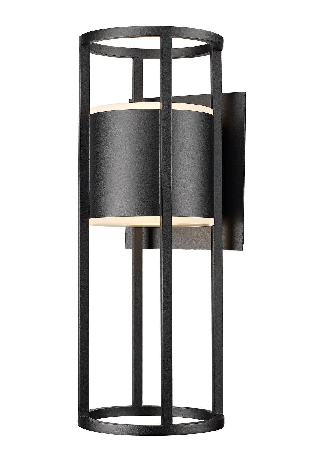 Z-Lite Luca 517B-BK-LED 2 Light Outdoor Wall Light