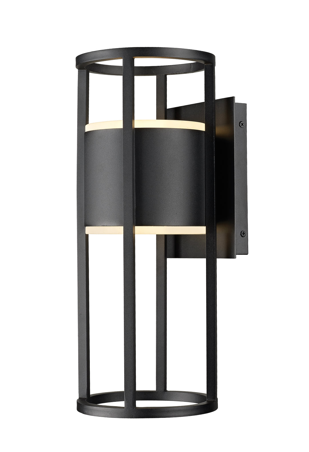 Z-Lite Luca 517M-BK-LED 2 Light Outdoor Wall Light