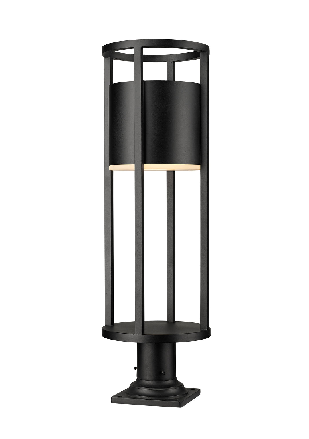Z-Lite Luca 517PHB-533PM-BK-LED 1 Light Outdoor Pier Mounted Fixture