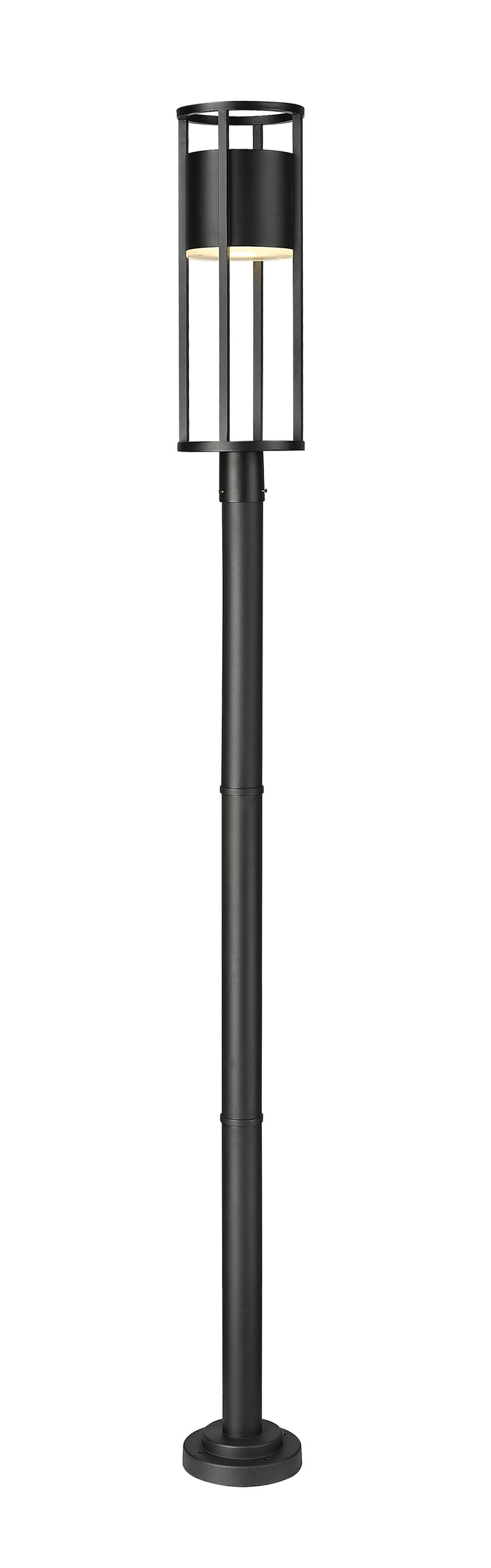 Z-Lite Luca 517PHB-567P-BK-LED 1 Light Outdoor Post Mounted Fixture
