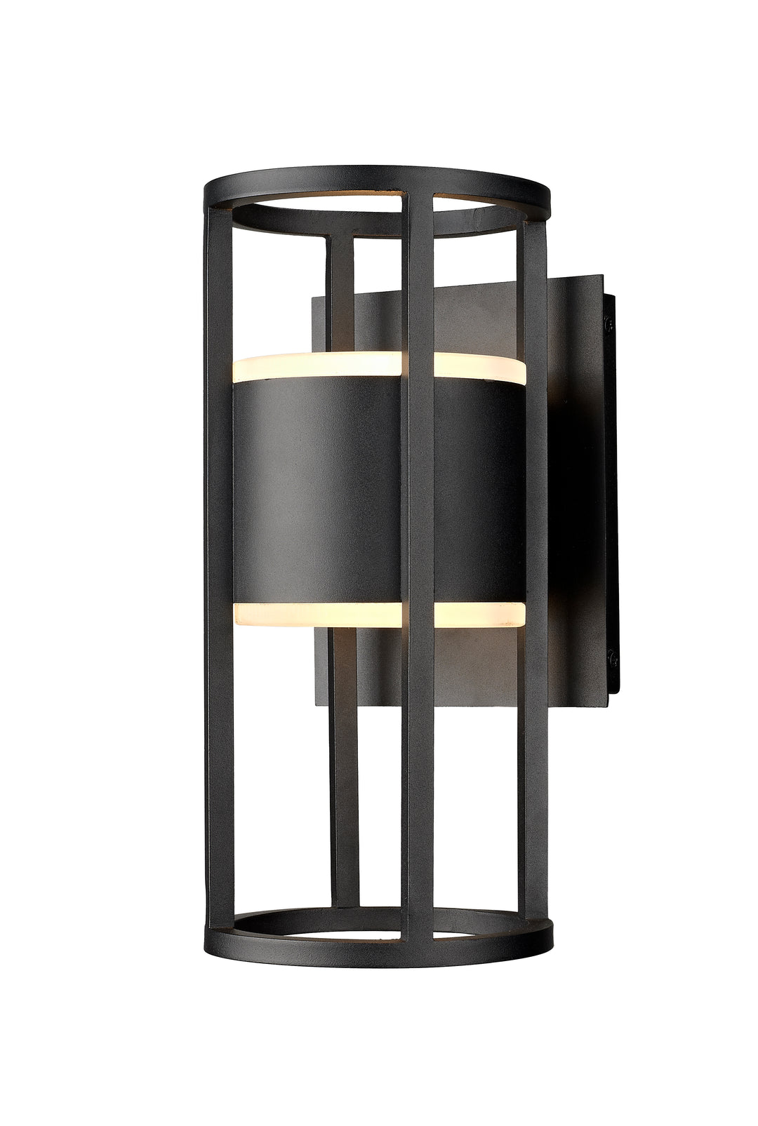 Z-Lite Luca 517S-BK-LED 2 Light Outdoor Wall Light