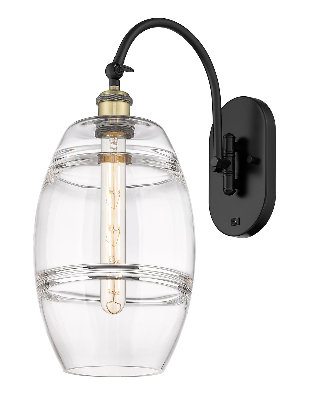 Innovations Lighting Vaz 8" Sconce - Black Antique Brass