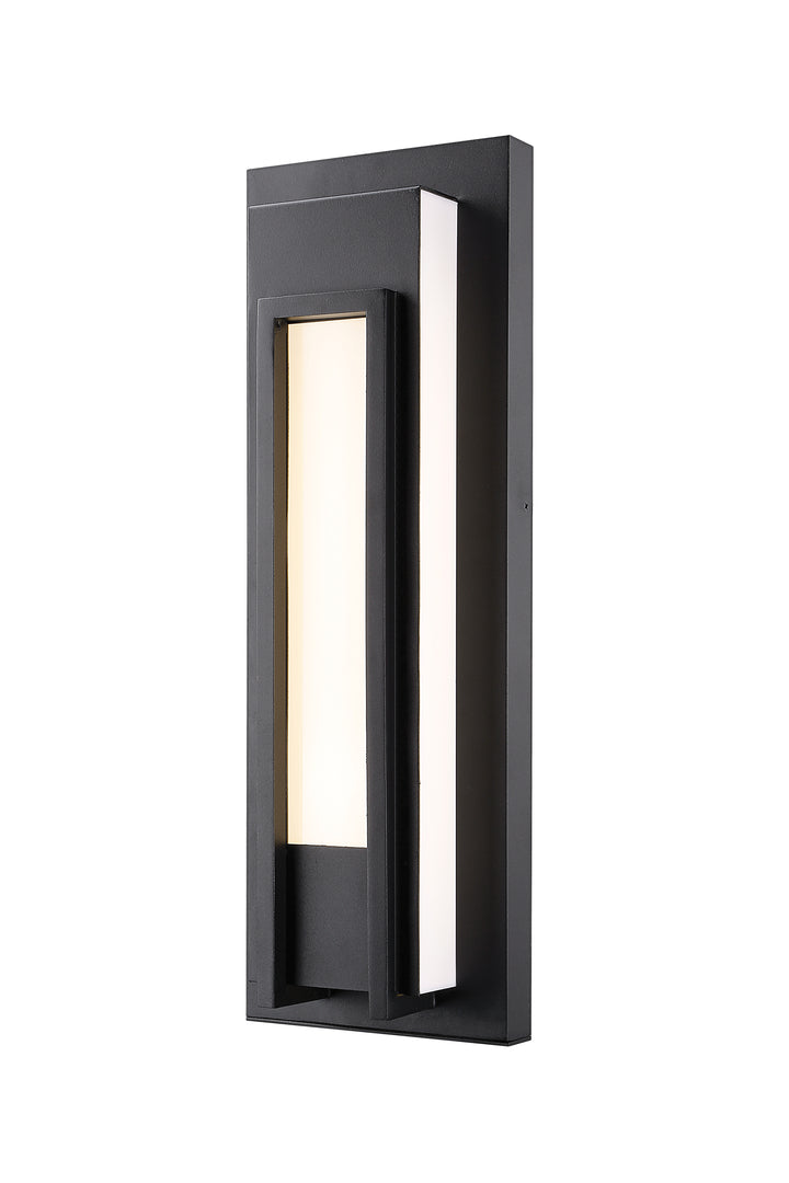 Z-Lite Keaton 520M-BK-LED 1 Light Outdoor Wall Light