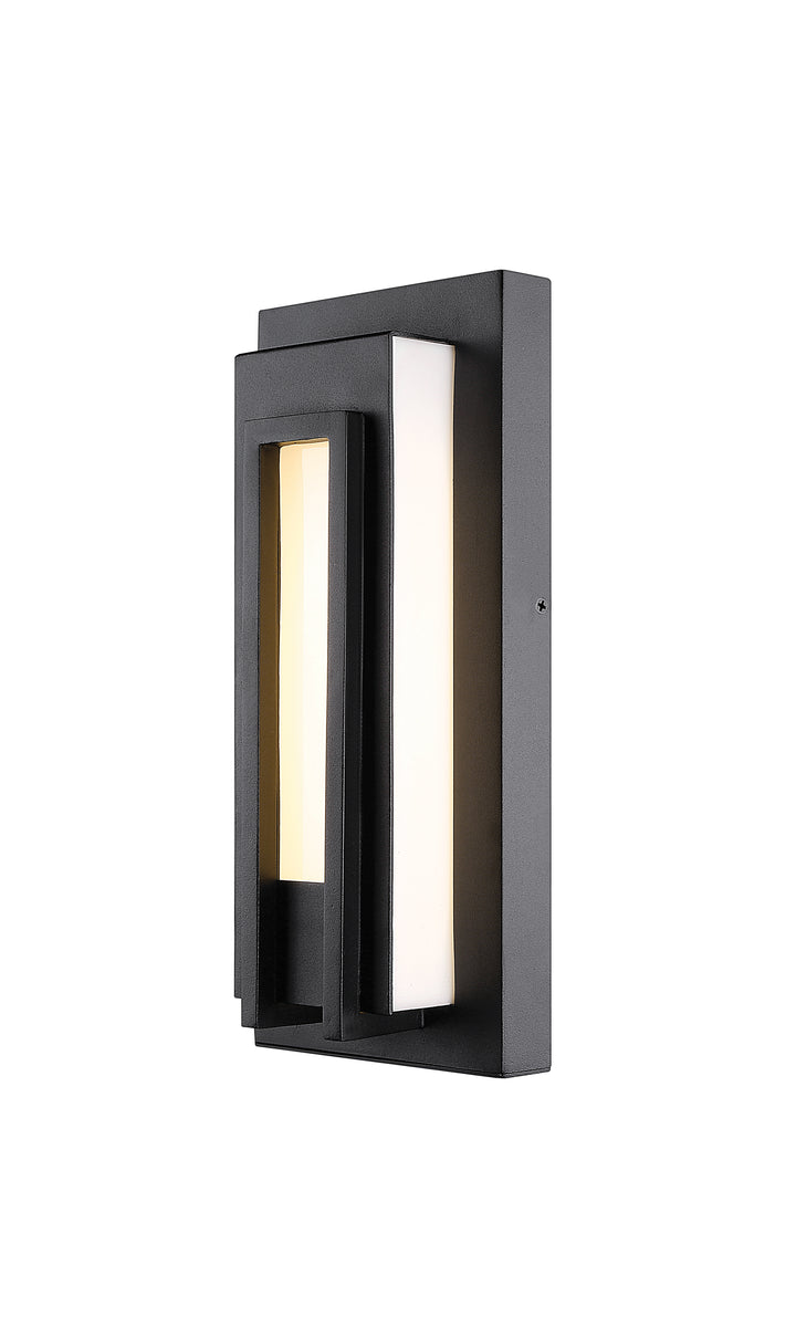 Z-Lite Keaton 520S-BK-LED 1 Light Outdoor Wall Light