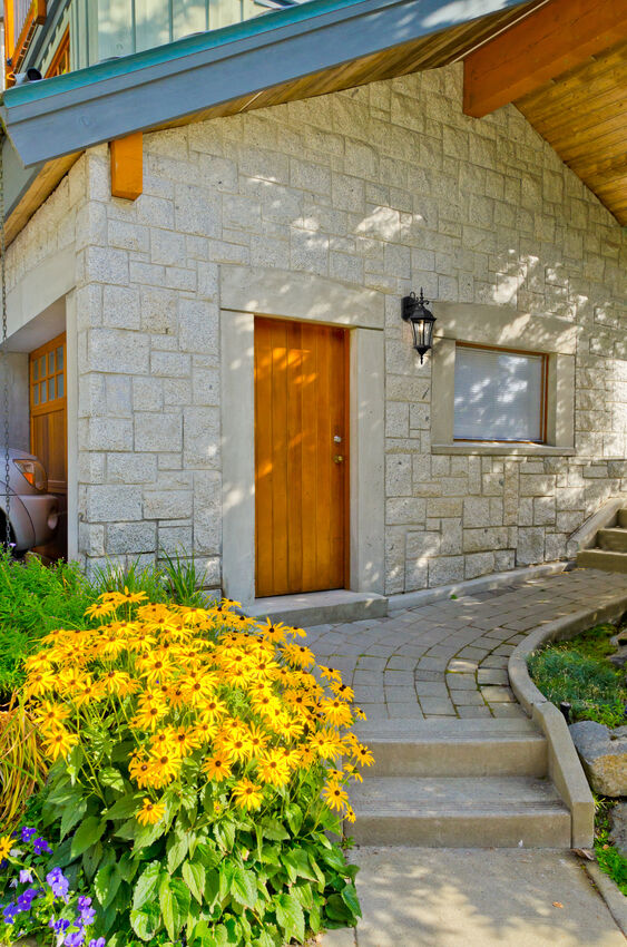 Z-Lite Wakefield Outdoor Wall Light installed on a home exterior