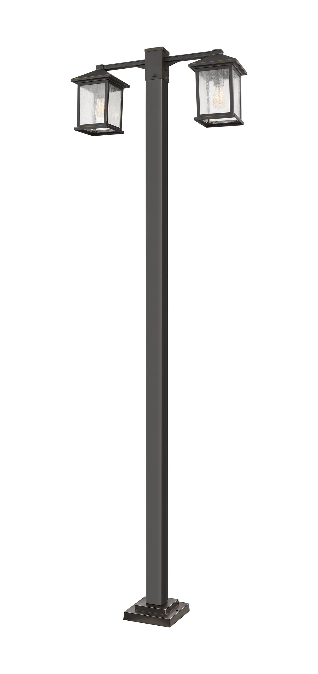 Z-Lite Portland 531-2-536P-ORB 2 Light Outdoor Post Mounted Fixture