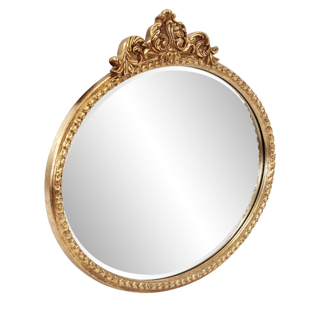 Howard Elliott Collection Moreau Oval Mirror, Horizontal Mirrors Howard Elliott Collection   