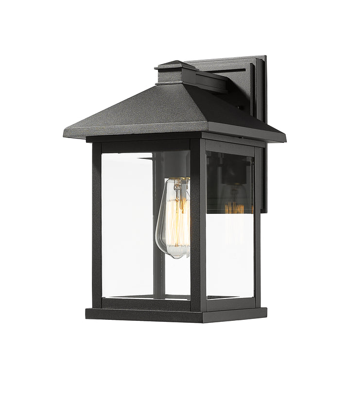 Z-Lite Portland 531B-BK 1 Light Outdoor Wall Light