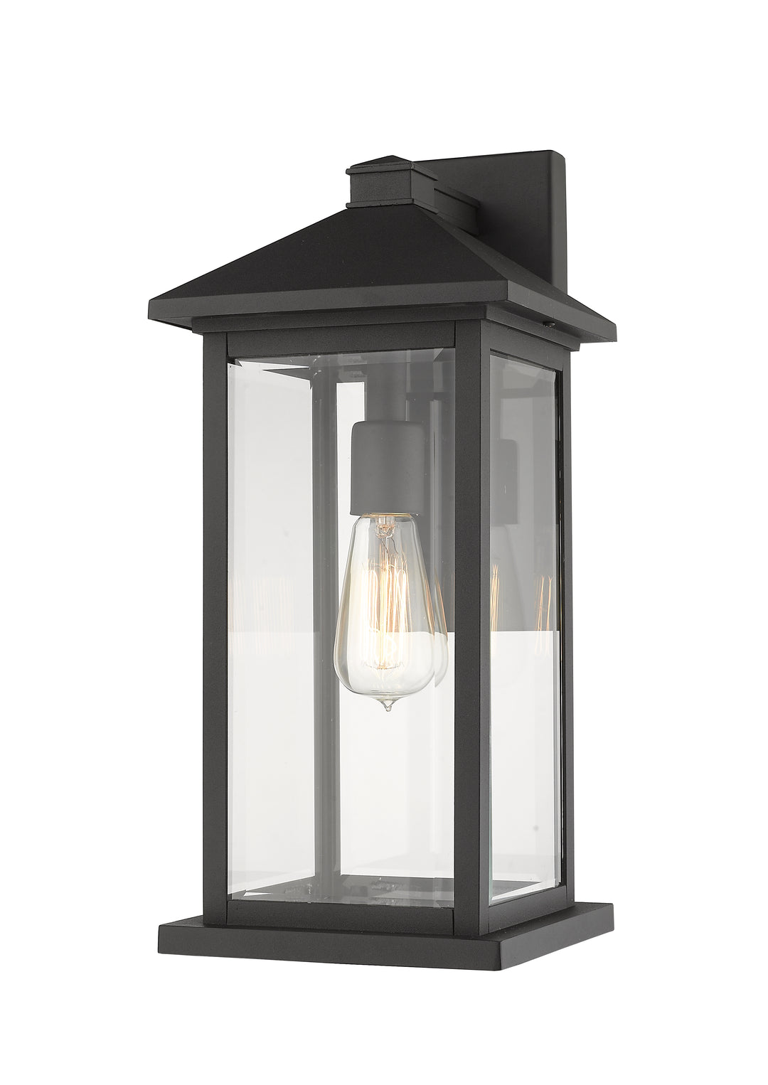 Z-Lite Portland 531MXL-BK 1 Light Outdoor Wall Light