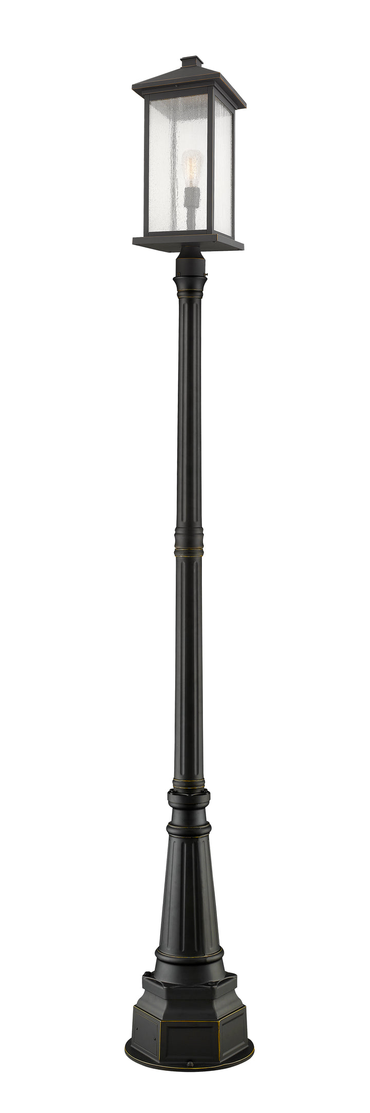 Z-Lite Portland 531PHBXLR-564P-ORB 1 Light Outdoor Post Mounted Fixture