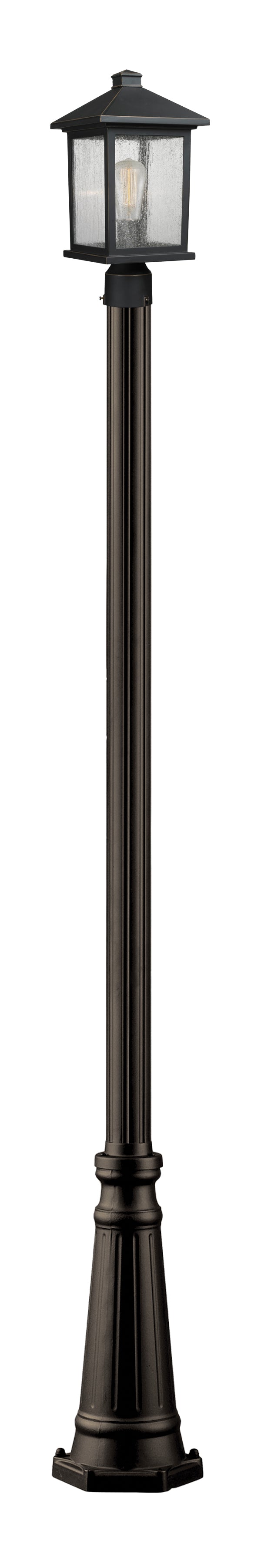 Z-Lite Portland 531PHMR-519P-ORB 1 Light Outdoor Post Mounted Fixture
