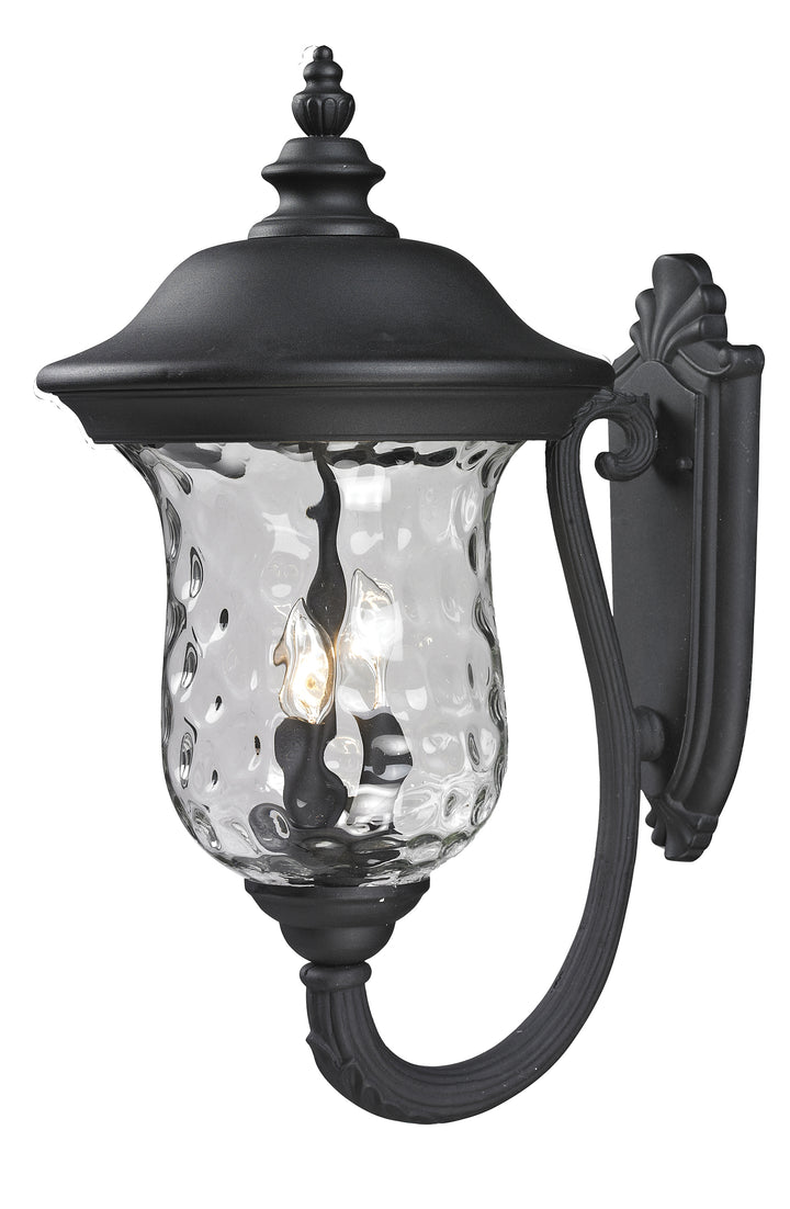 Z-Lite Armstrong 533B-BK 3 Light Outdoor Wall Light