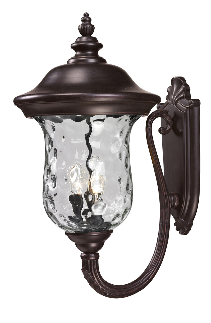 Z-Lite Armstrong 533B-RBRZ 3 Light Outdoor Wall Light