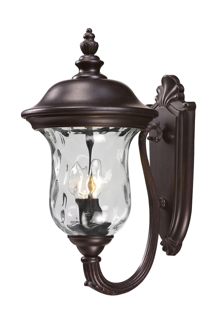 Z-Lite Armstrong 533M-RBRZ 2 Light Outdoor Wall Light