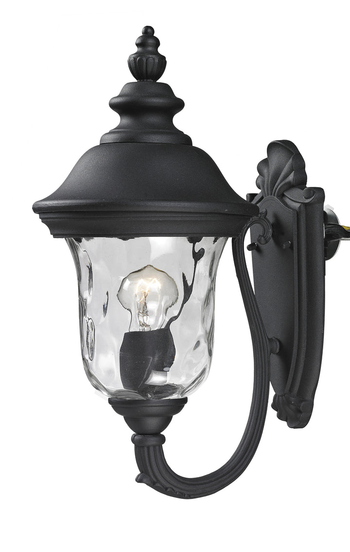Z-Lite Armstrong 533S-BK 1 Light Outdoor Wall Light