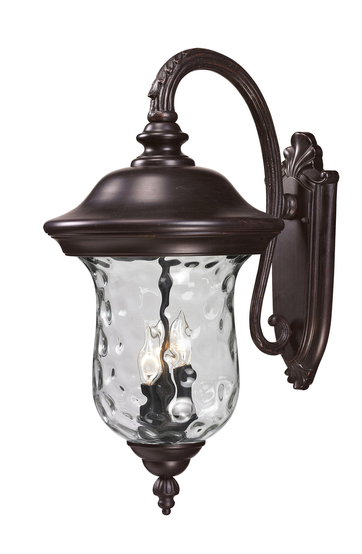 Z-Lite Armstrong 534B-RBRZ 3 Light Outdoor Wall Light