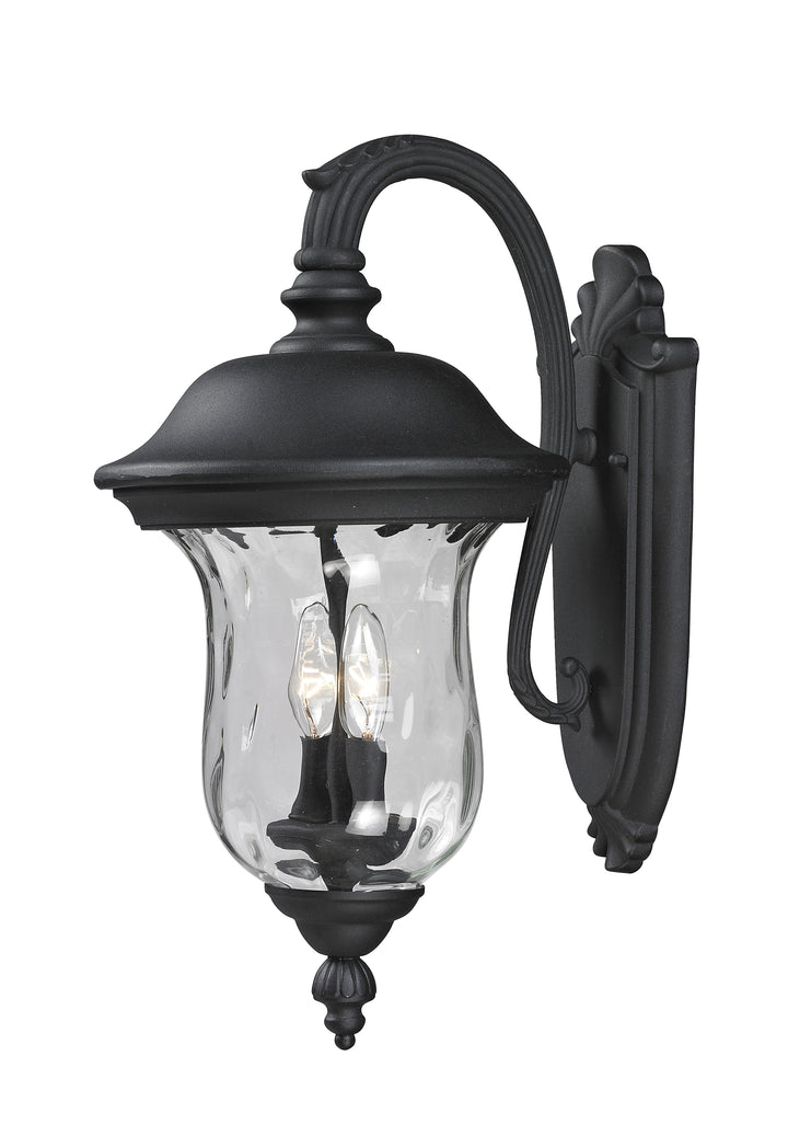 Z-Lite Armstrong 534M-BK 2 Light Outdoor Wall Light