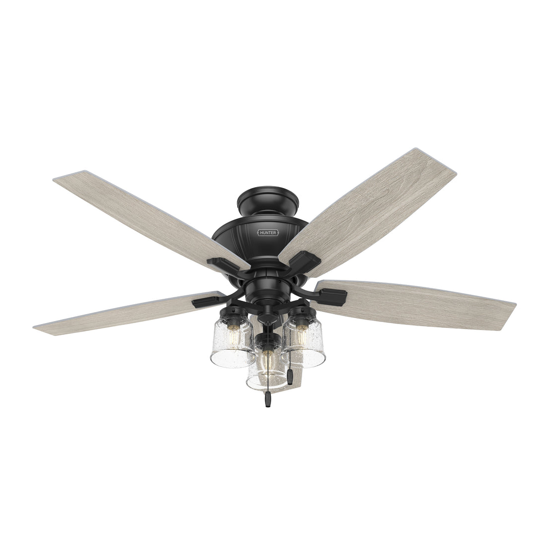 Hunter 52 inch Charlotte Ceiling Fan with LED Light Kit and Pull Chain