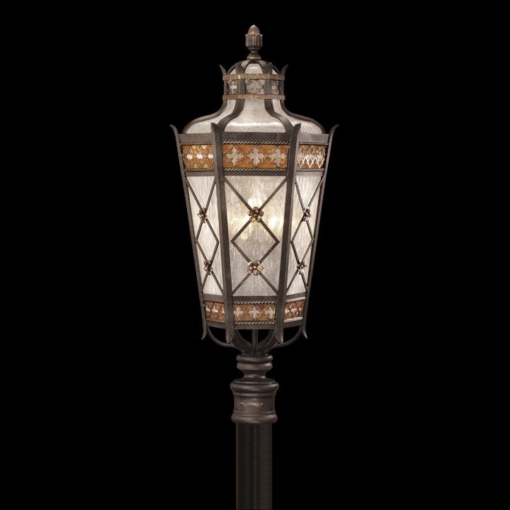 Fine Art Chateau Outdoor Outdoor Post Mount Pier & Post Mount Lights Fine Art Handcrafted Lighting