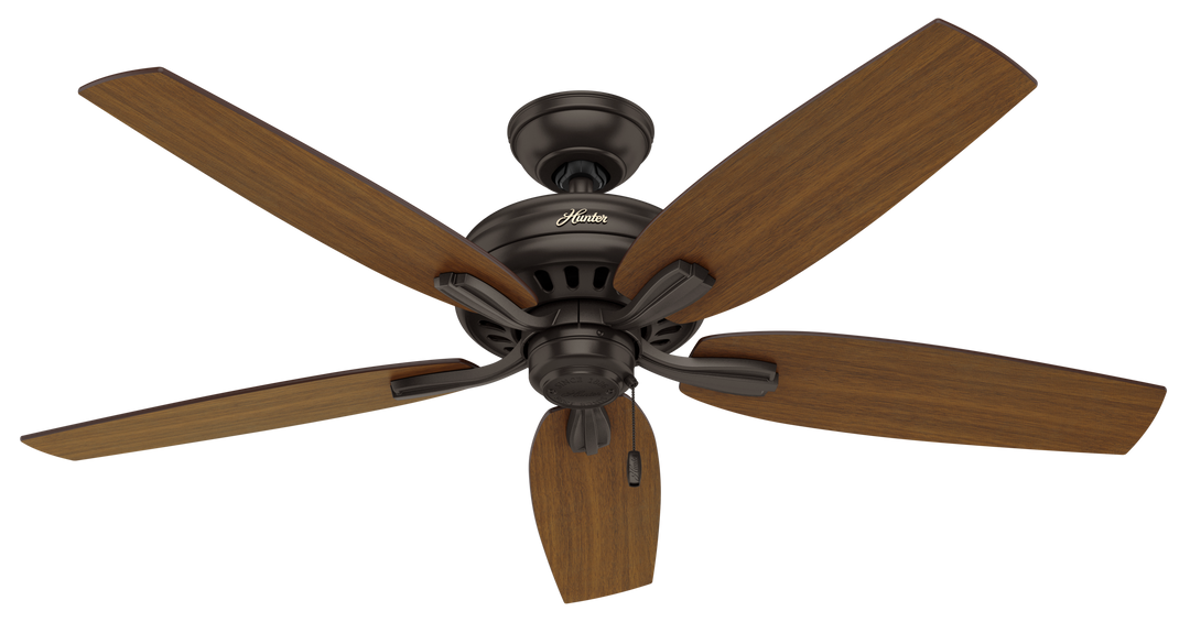 Hunter 52 inch Newsome Damp Rated Ceiling Fan and Pull Chain