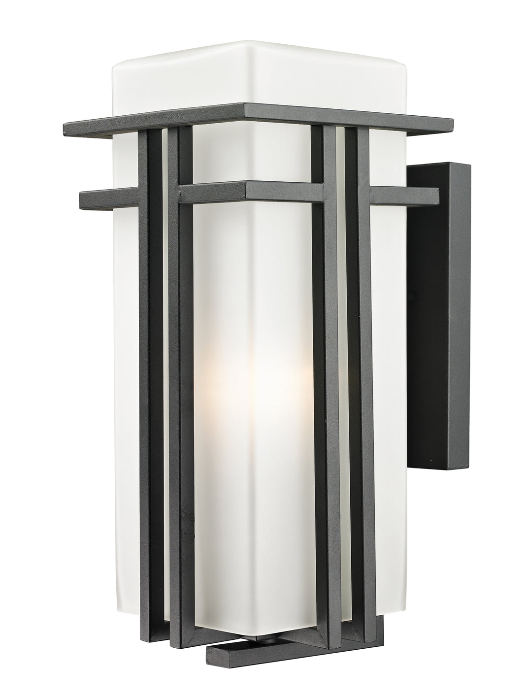 Z-Lite Abbey 549B-BK 1 Light Outdoor Wall Light