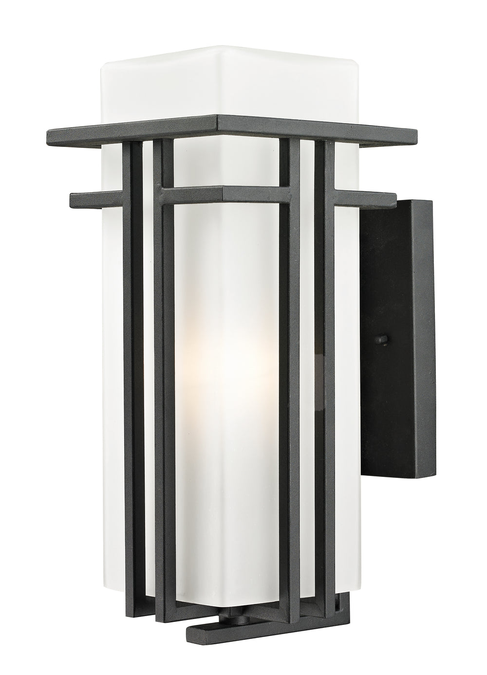 Z-Lite Abbey 549M-BK 1 Light Outdoor Wall Light