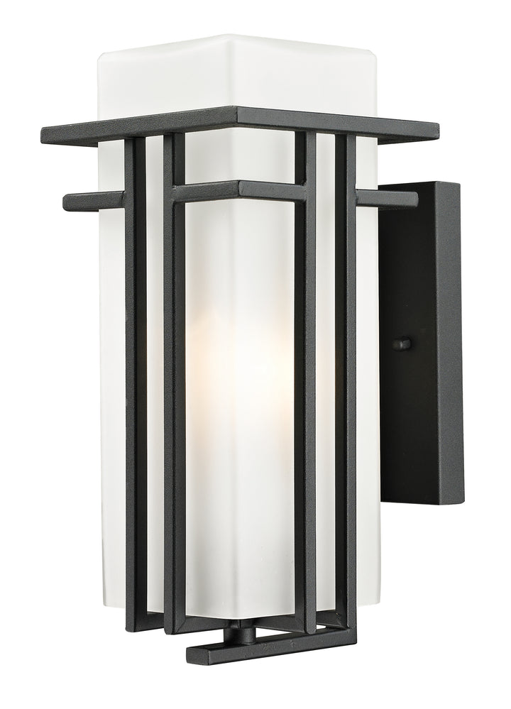 Z-Lite Abbey 549S-BK 1 Light Outdoor Wall Light