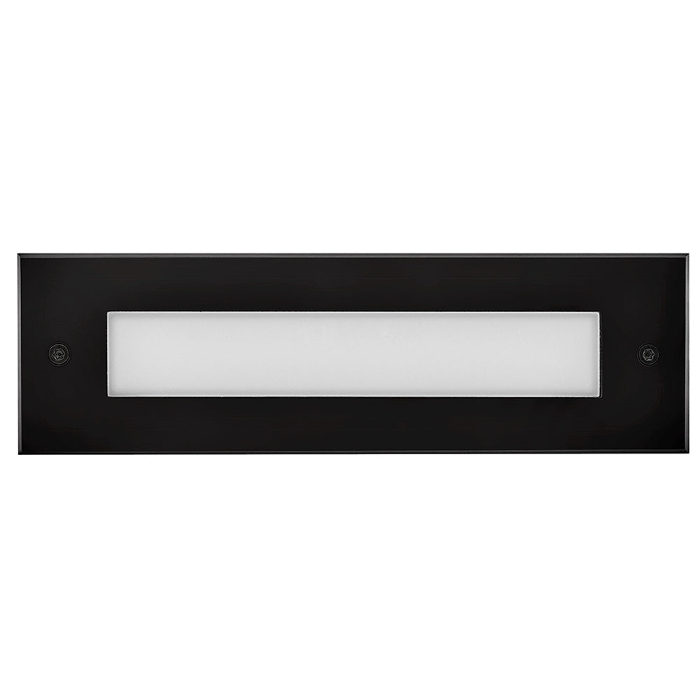 Hinkley Sparta - Dash Flat Landscape Step & Deck Light LED Flush Step Light 120V Stainless Steel Black 55345SSB