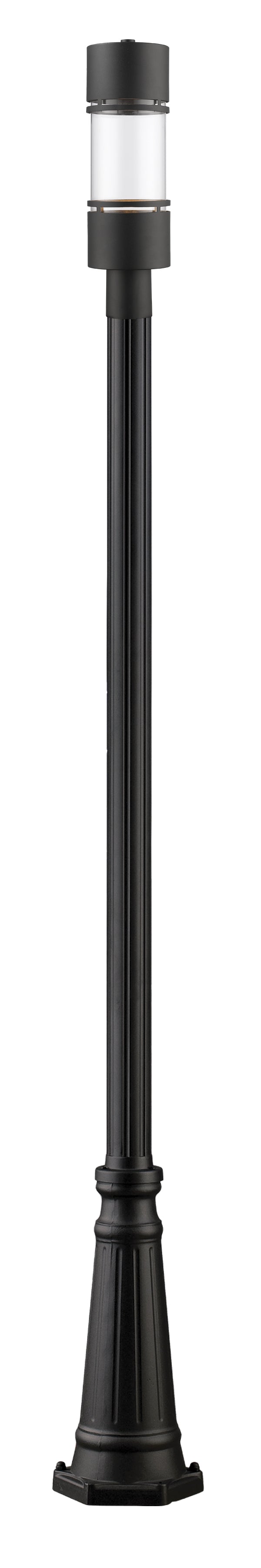 Z-Lite Luminata 553PHB-519P-BK-LED 1 Light Outdoor Post Mounted Fixture