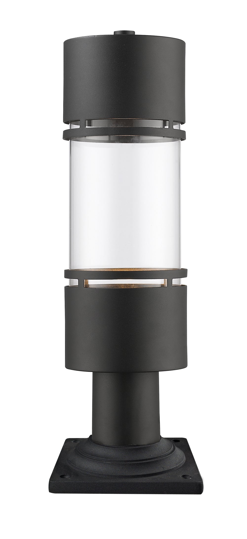 Z-Lite Luminata 553PHB-533PM-BK-LED 1 Light Outdoor Pier Mounted Fixture
