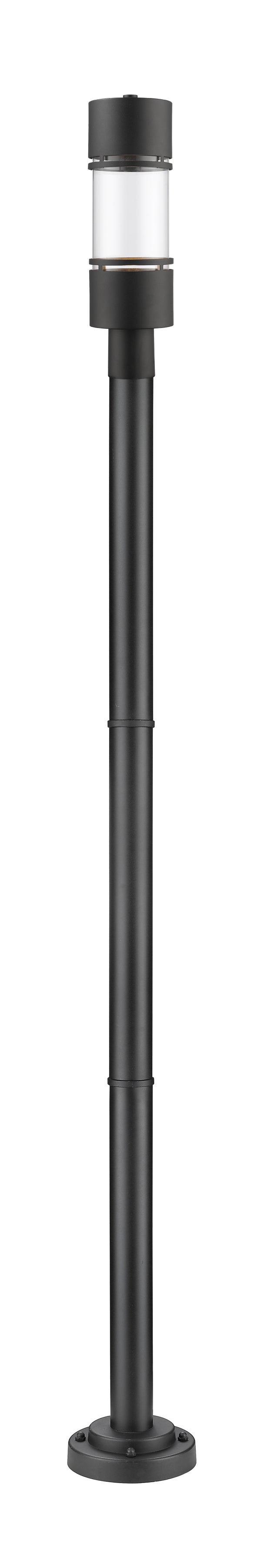 Z-Lite Luminata 553PHB-567P-BK-LED 1 Light Outdoor Post Mounted Fixture