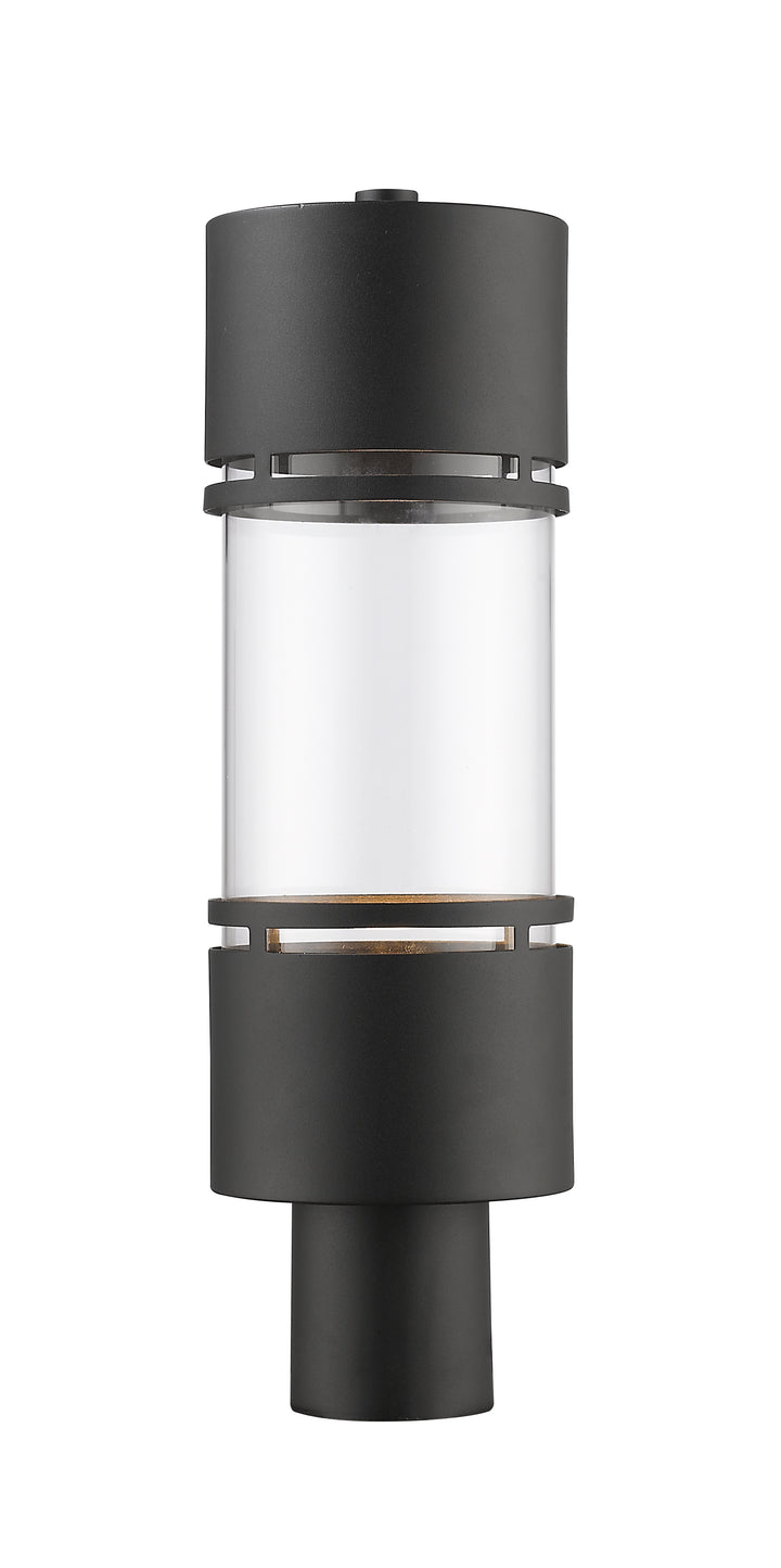 Z-Lite Luminata 553PHB-BK-LED 1 Light Outdoor Post Mount Fixture