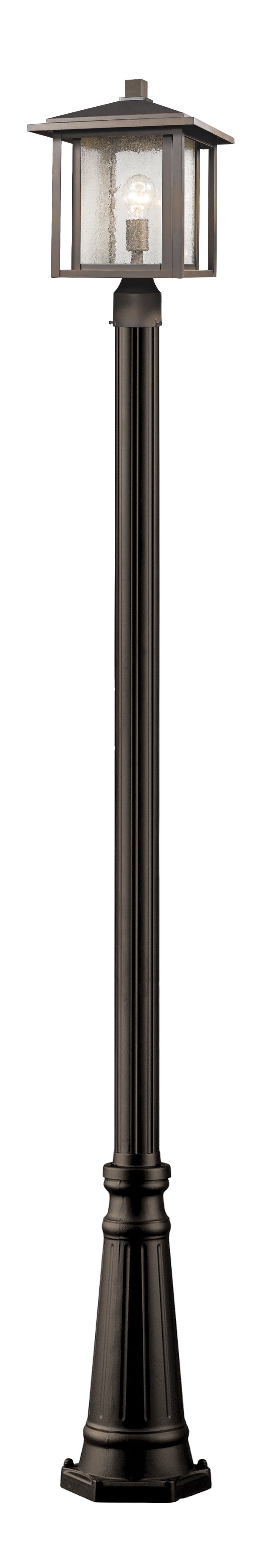 Z-Lite Aspen 554PHB-519P-ORB 1 Light Outdoor Post Mounted Fixture