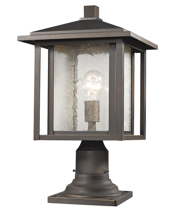 Z-Lite Aspen 554PHB-554PM-ORB 1 Light Outdoor Pier Mounted Fixture