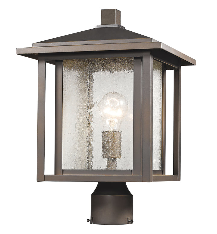 Z-Lite Aspen 554PHB-ORB 1 Light Outdoor Post Mount Fixture