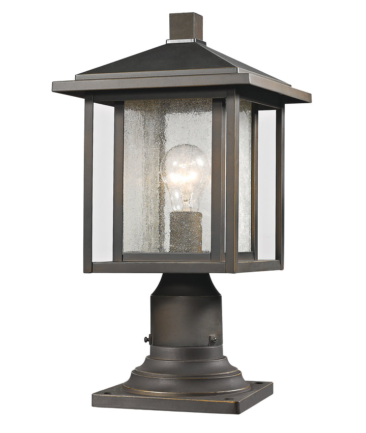 Z-Lite Aspen 554PHM-554PM-ORB 1 Light Outdoor Pier Mounted Fixture