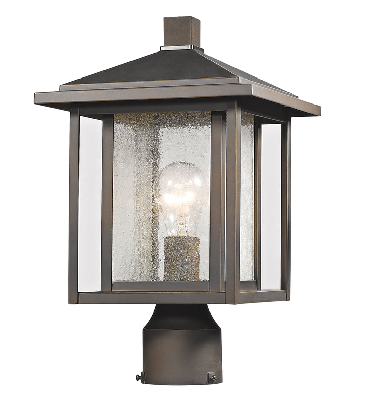 Z-Lite Aspen 554PHM-ORB 1 Light Outdoor Post Mount Fixture
