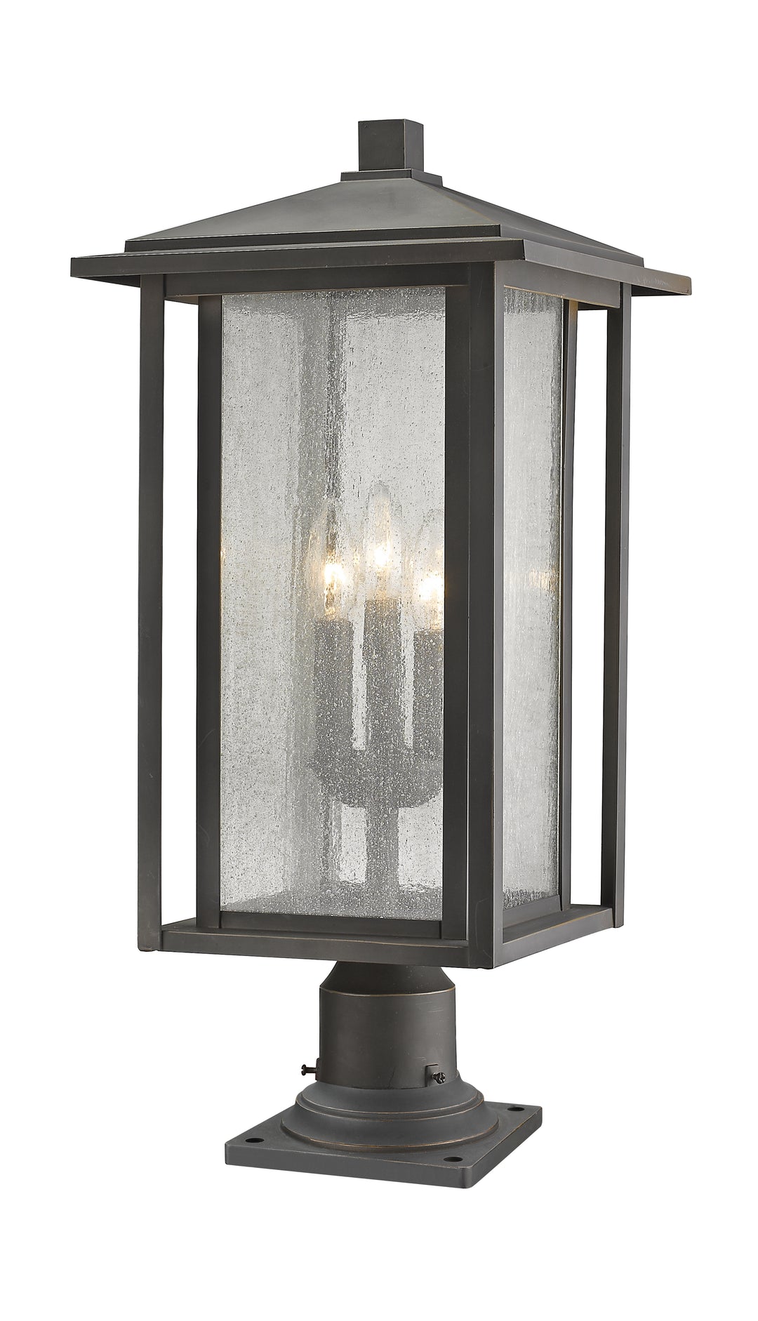 Z-Lite Aspen 554PHXLR-533PM-ORB 3 Light Outdoor Pier Mounted Fixture