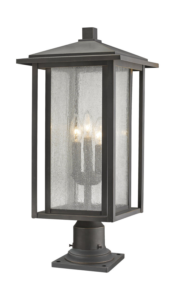 Z-Lite Aspen 554PHXLR-533PM-ORB 3 Light Outdoor Pier Mounted Fixture