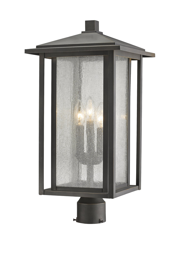 Z-Lite Aspen 554PHXLR-ORB 3 Light Outdoor Post Mount Fixture